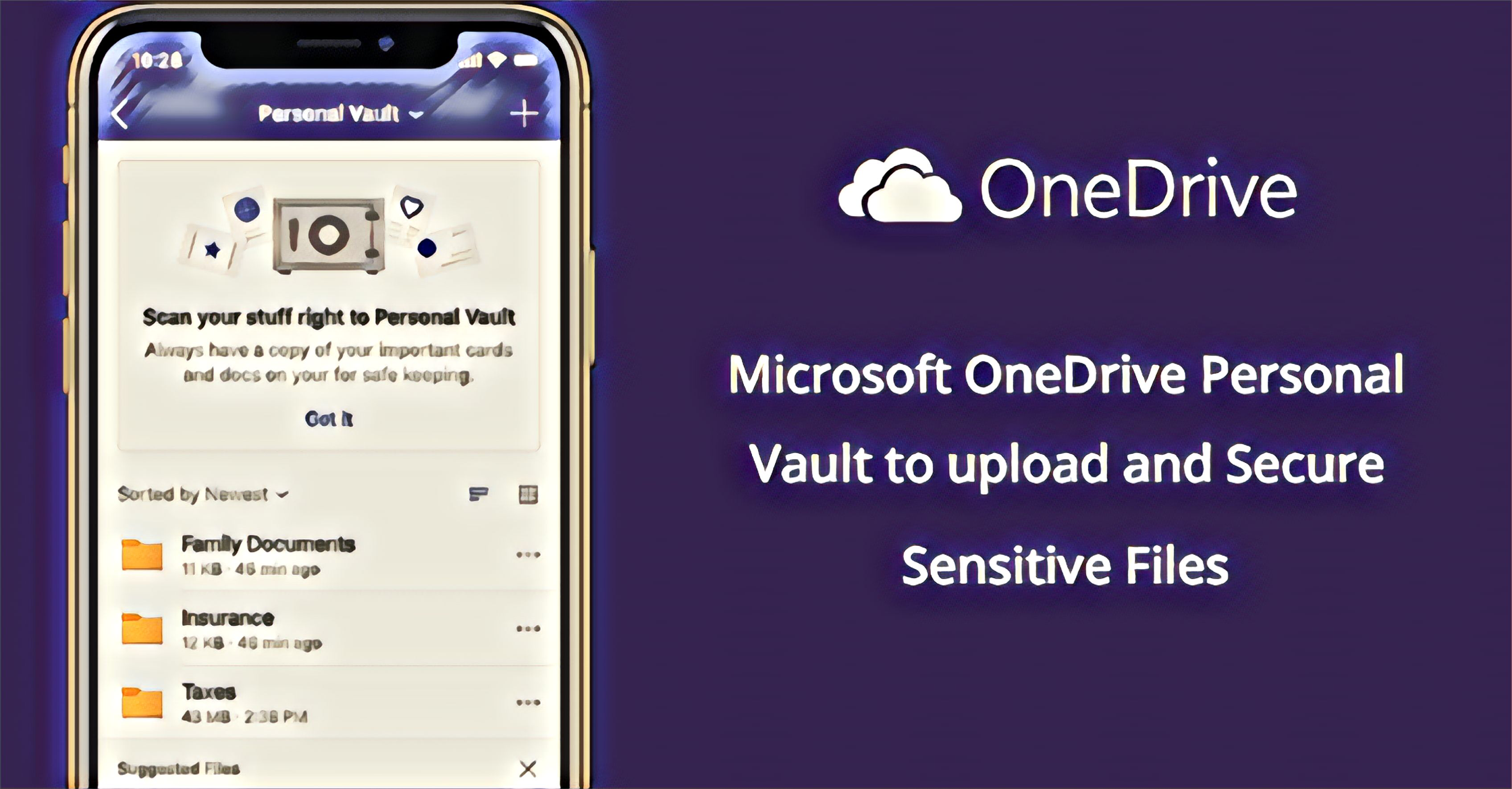 OneDrive adds Personal Vault option for private files and photos